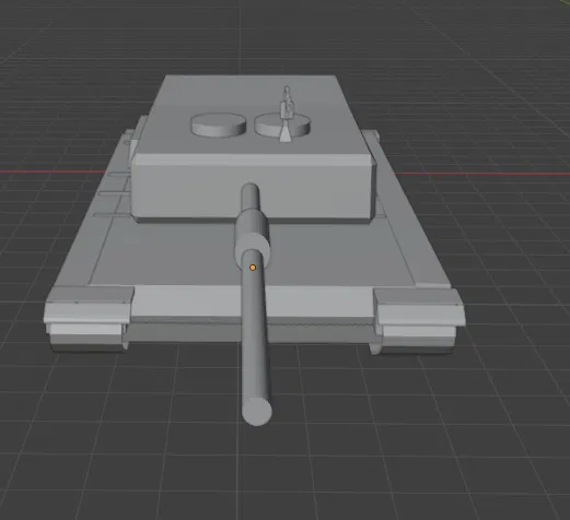 Mô hình in 3D xe tăng Leopard 2A4 gắn súng M249 cực chi tiết - Image 3