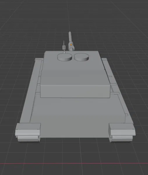 Mô hình in 3D xe tăng Leopard 2A4 gắn súng M249 cực chi tiết - Image 4