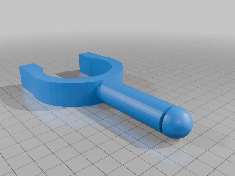 Oarlock - Mô hình 3D khớp xoay mái chèo cho trụ 17mm - Image 2