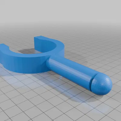 Oarlock - Mô hình 3D khớp xoay mái chèo cho trụ 17mm