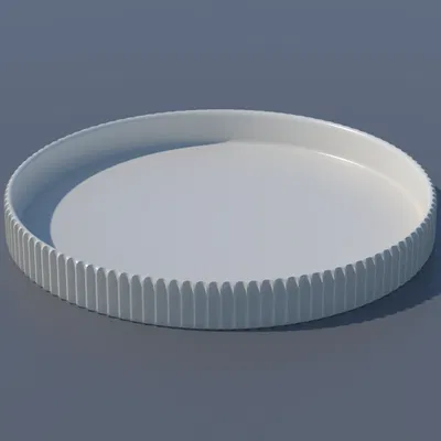 Khay Tròn Japandi Tối Giản - Mẫu In 3D Trang Trí Nhà Cửa Đẹp