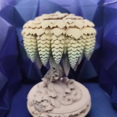 Wisteria Veilheart - Tác phẩm điêu khắc hoa phong cách Baroque