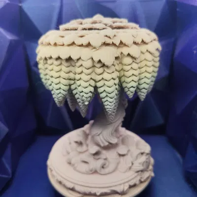 Wisteria Veilheart - Tác phẩm điêu khắc hoa phong cách Baroque