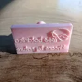 Con dấu 3D in logo cho xà phòng handmade (Soap stamp) - Thumbnail 1