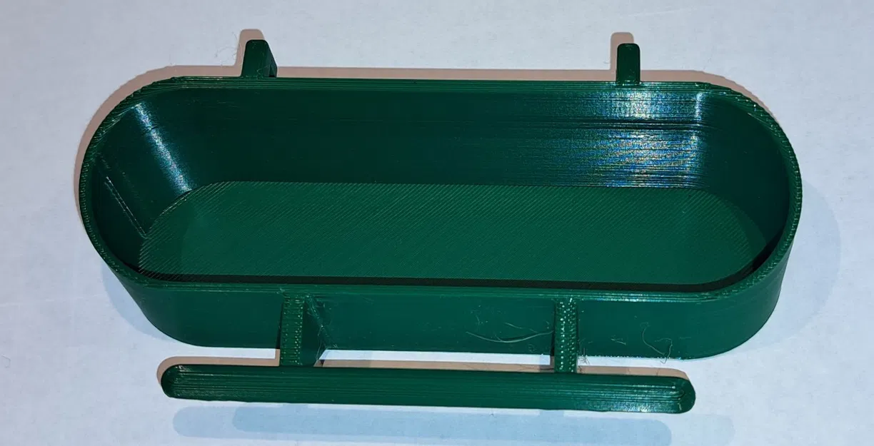 Máng ăn cho chim thiết kế treo lồng tiện lợi in 3D - Image 2