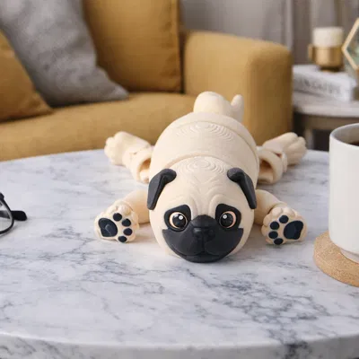 Pug Flexi Toy - Chú Cún Khớp Nối Đáng Yêu