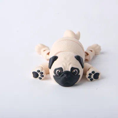 Pug Flexi Toy - Chú Cún Khớp Nối Đáng Yêu