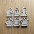 Bộ Khuôn Cắt Bánh Quy Cờ Vua 6 Món (STL) – Vua, Hậu, Xe, Tượng, Mã, Tốt - Thumbnail 1