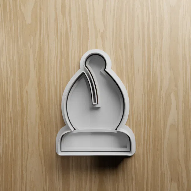 Bộ Khuôn Cắt Bánh Quy Cờ Vua 6 Món (STL) – Vua, Hậu, Xe, Tượng, Mã, Tốt - Image 7