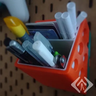 Khay đựng đồ hình vuông đa năng cho bảng treo Ikea Skadis