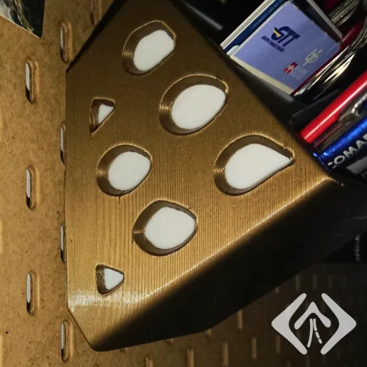 Khay đựng đồ hình vuông đa năng cho bảng treo Ikea Skadis - Image 4