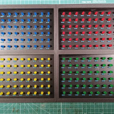 Khung Trưng Bày Đèn LED Siêu Máy Tính Gallium Của Big Clive