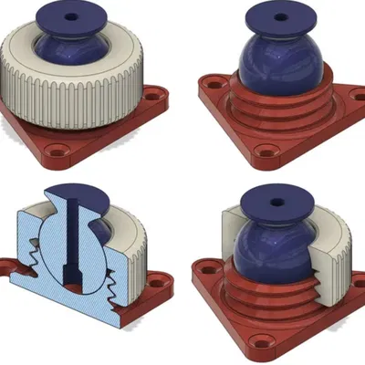 Mô hình khớp nối xoay 360 độ (Hinge 360°) cho dự án DIY