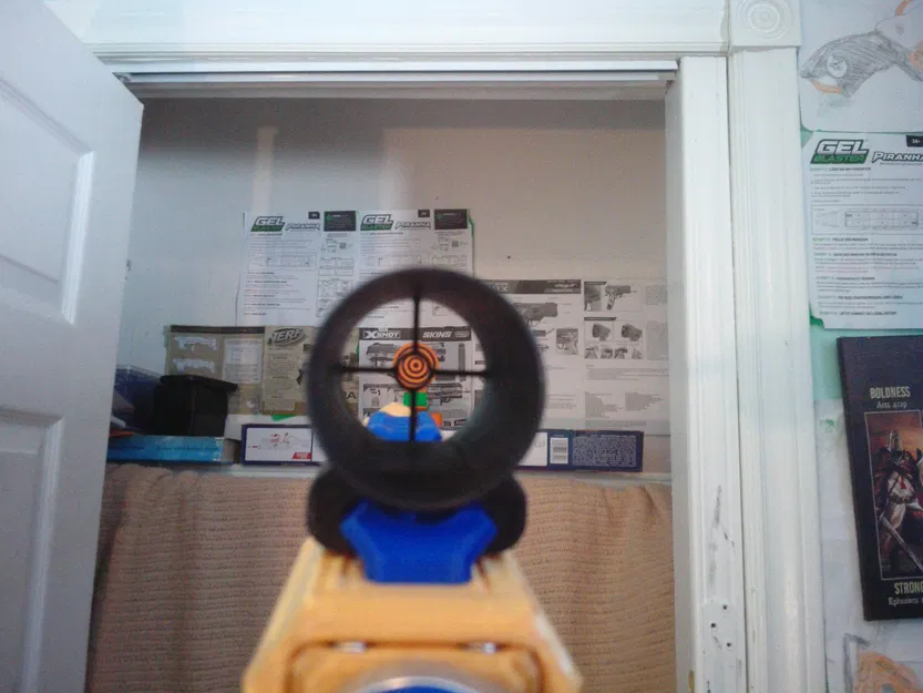 Kính ngắm Picatinny 3D cho súng Nerf và Airsoft giúp tăng độ chính xác - Image 1