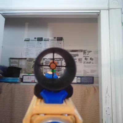 Kính ngắm Picatinny 3D cho súng Nerf và Airsoft giúp tăng độ chính xác