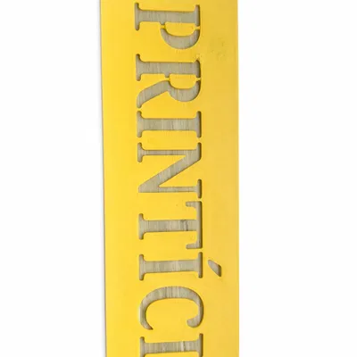 Khuôn chữ (stencil) 3D cho in vải - Dự án học đường