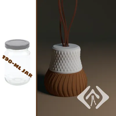 Bộ khuếch tán tinh dầu DIY dùng cho hũ 190ml