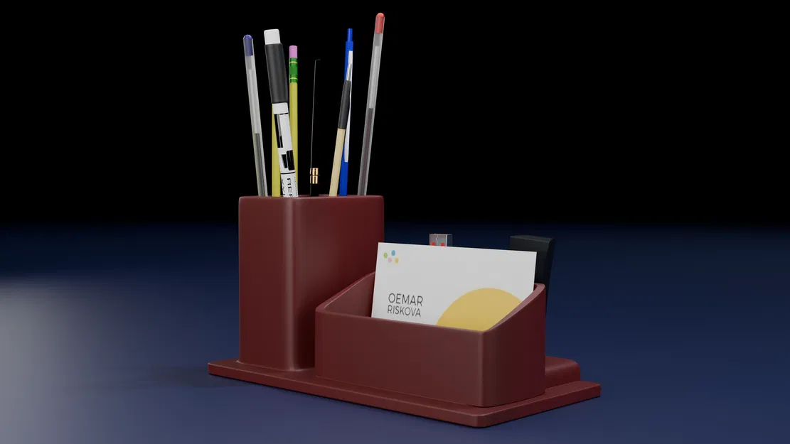 Khay Đựng Bút, Danh Thiếp và USB Đa Năng Cho Bàn Làm Việc - Image 1