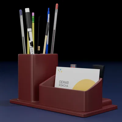 Khay Đựng Bút, Danh Thiếp và USB Đa Năng Cho Bàn Làm Việc