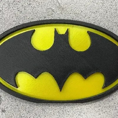 Logo Batman (Phiên bản in 3D tối ưu)