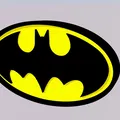 Logo Batman (Phiên bản in 3D tối ưu) - Thumbnail 3