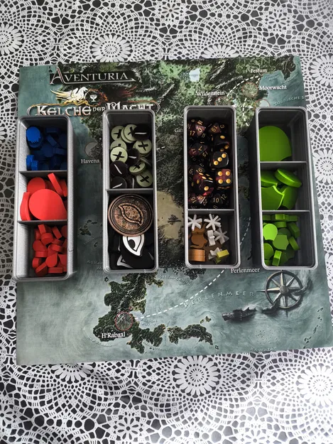 Aventuria: Kelche der Macht – Bộ khay mô-đun tối ưu hóa không gian - Image 1