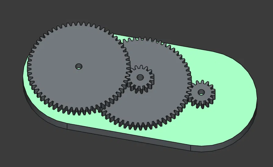 Bộ bánh răng cơ bản (Basic gear set) cho dự án cơ khí in 3D - Image 1