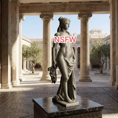 Tượng Nữ Thần Venus Cổ Điển Gợi Cảm – Tượng Điêu Khắc Khỏa Thân (NSFW)