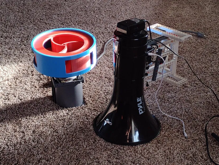 Mô hình còi hú 3 cổng phong cách Đức (Tieftonsirene) - Image 3