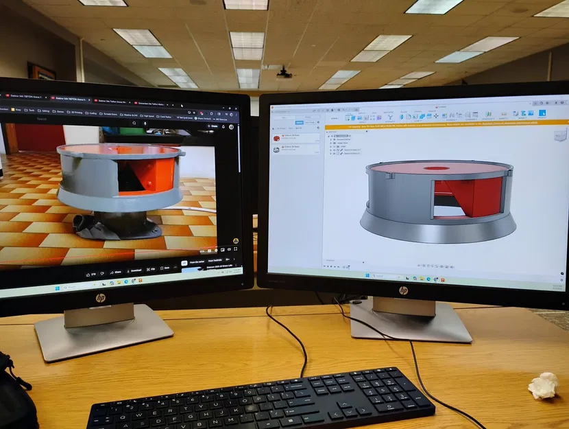 Mô hình còi hú 3 cổng phong cách Đức (Tieftonsirene) - Image 10