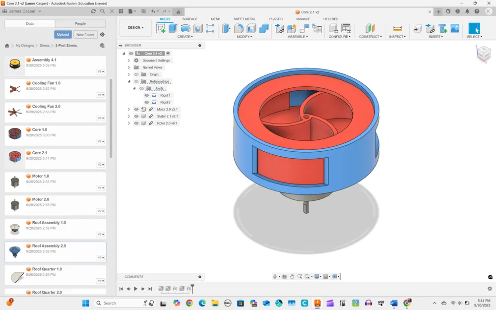 Mô hình còi hú 3 cổng phong cách Đức (Tieftonsirene) - Image 11