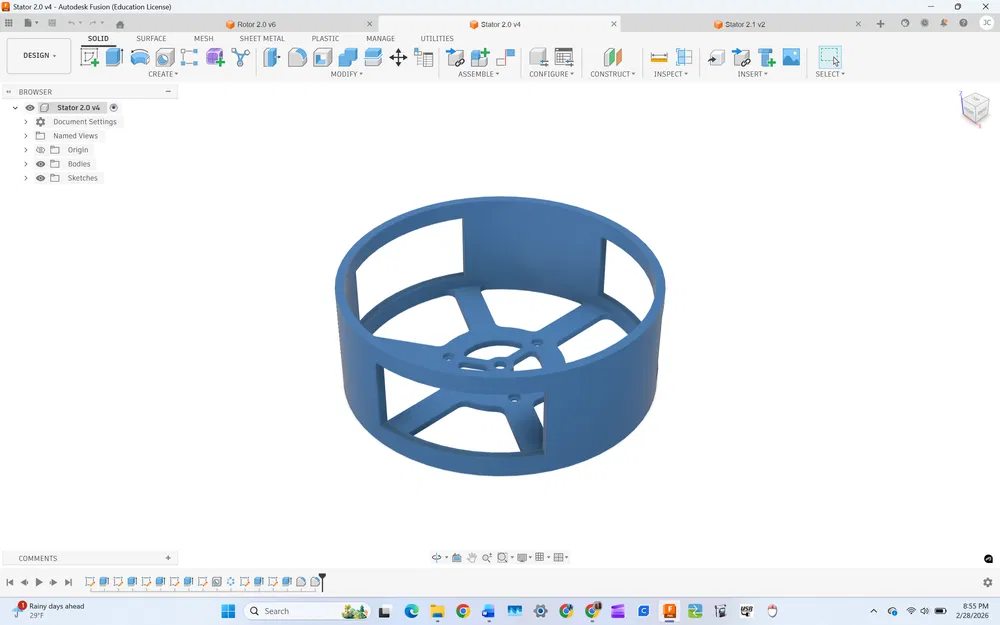 Mô hình còi hú 3 cổng phong cách Đức (Tieftonsirene) - Image 17
