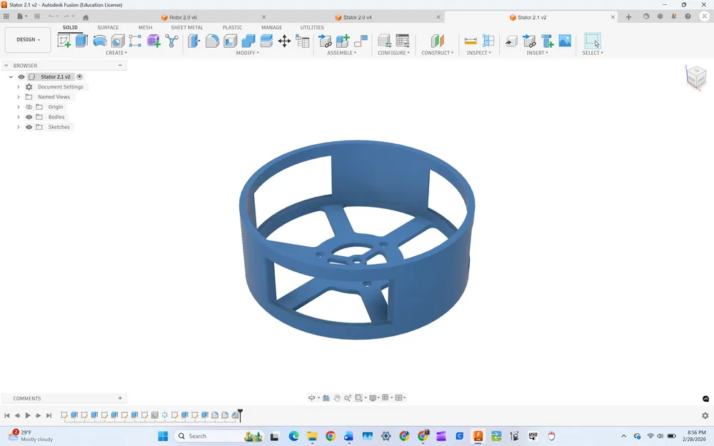 Mô hình còi hú 3 cổng phong cách Đức (Tieftonsirene) - Image 20