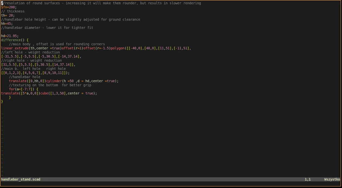 Giá đỡ ghi-đông xe đạp đa năng in 3D (Hỗ trợ file OpenSCAD) - Image 4