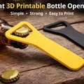Dụng cụ mở bia dạng dẹt (Flat beer opener) - Thumbnail 1