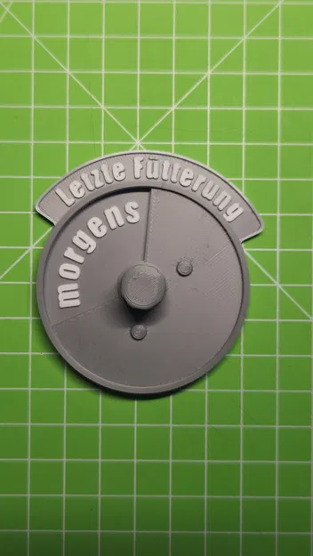 Dụng cụ theo dõi giờ ăn cho chó mèo - Nam châm xoay gắn tủ lạnh - Image 1