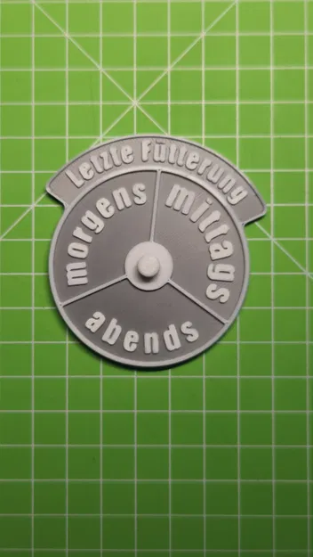 Dụng cụ theo dõi giờ ăn cho chó mèo - Nam châm xoay gắn tủ lạnh - Image 2