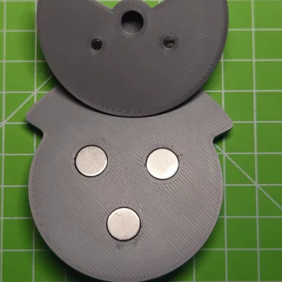 Dụng cụ theo dõi giờ ăn cho chó mèo - Nam châm xoay gắn tủ lạnh