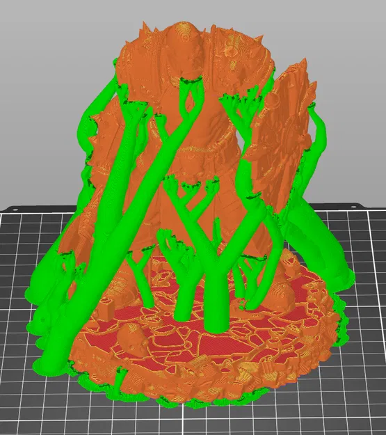 Bloodbound Realms – Orc – Chiến binh phá khiên (Miniature STL Dark Fantasy) - Image 6