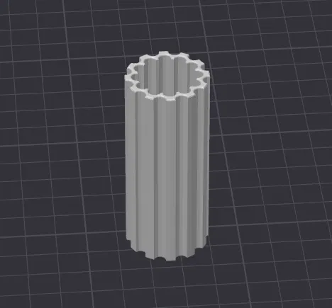 Bộ chuyển đổi pin 18650 sang 26650 cho đèn pin (Adapter 3D) - Image 1