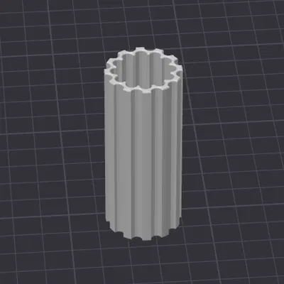 Bộ chuyển đổi pin 18650 sang 26650 cho đèn pin (Adapter 3D)