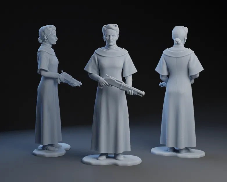 Mô hình 3D Kleya Marki - Nhân vật điệp viên từ series Andor - Image 1