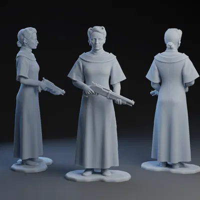 Mô hình 3D Kleya Marki - Nhân vật điệp viên từ series Andor