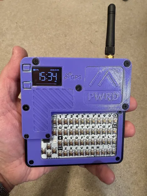 Vỏ case Heltec T114 kèm M5Stack CardKB sử dụng pin 18650 - Image 1