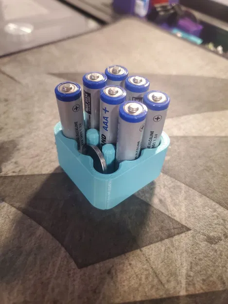 Khay đựng pin AAA hệ Gridfinity phiên bản tối ưu - Image 1