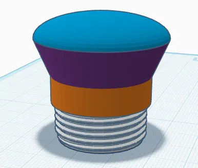 Nút chặn dây (Corde) - Phụ kiện 3D thiết kế tối giản, dễ lắp đặt - Image 1