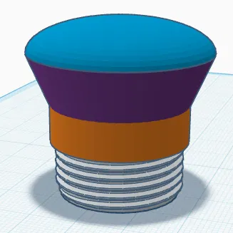 Nút chặn dây (Corde) - Phụ kiện 3D thiết kế tối giản, dễ lắp đặt