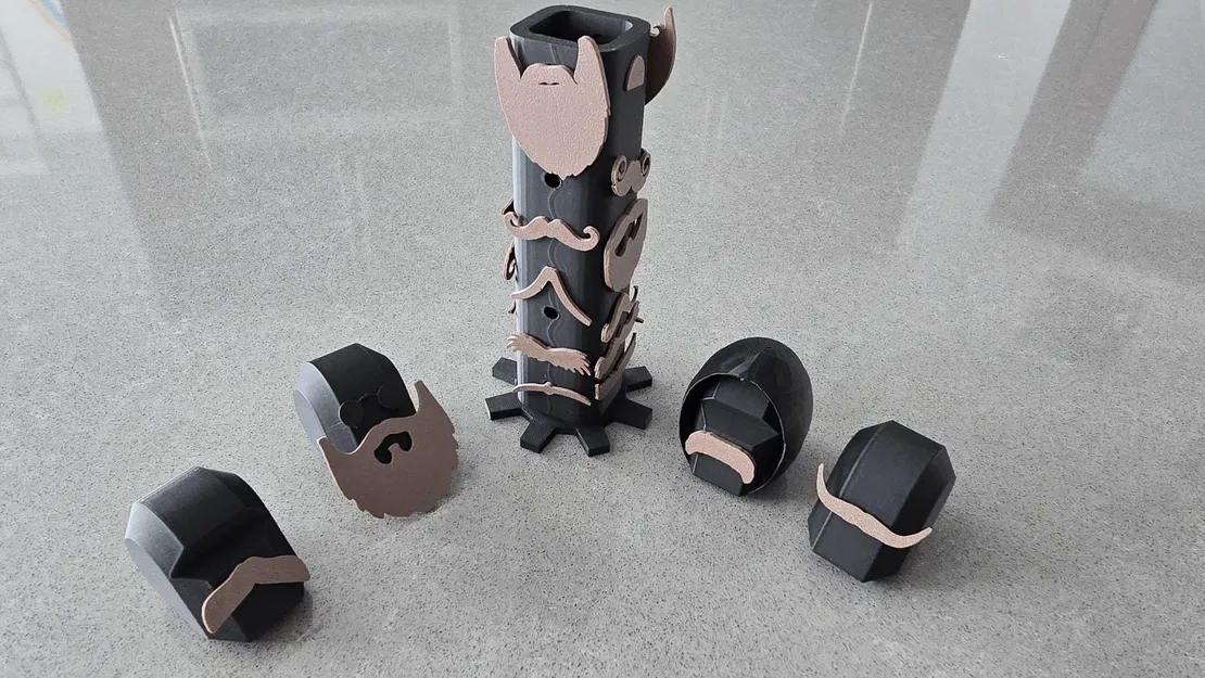 Dummy 13: Bộ Ria Mép và Râu Quai Nón - Dạng Module - Image 1