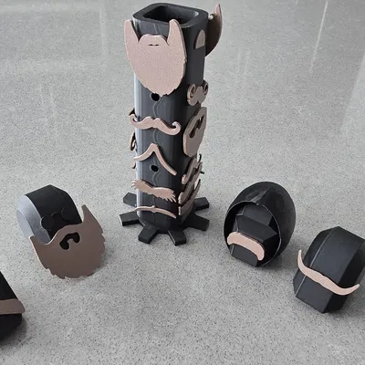 Dummy 13: Bộ Ria Mép và Râu Quai Nón - Dạng Module