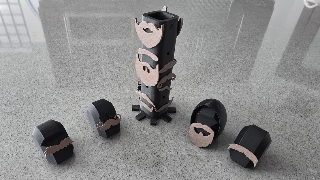 Dummy 13: Bộ Ria Mép và Râu Quai Nón - Dạng Module - Image 8